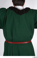  Photos Medieval Aristocrat in green dress 1 Aristocrat Medieval clothing green dress leather belt upper body 0001.jpg